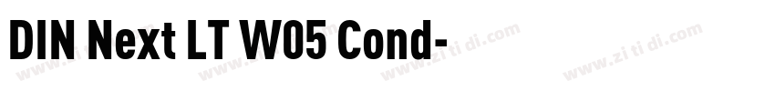 DIN Next LT W05 Cond字体转换